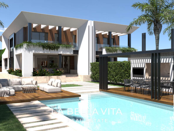 Luxury New Build Villa with private pool and basement for sale in Los Balcones, Torrevieja, Spain