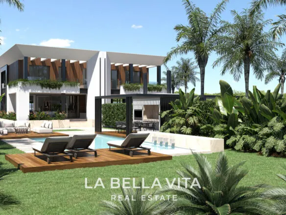 Luxury New Build Villa with private pool and basement for sale in Los Balcones, Torrevieja, Spain