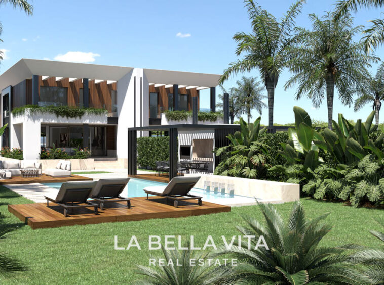 Luxury New Build Villa with private pool and basement for sale in Los Balcones, Torrevieja, Spain