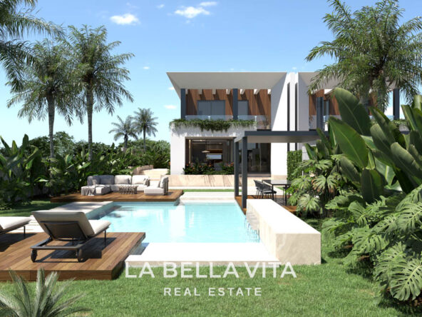 Luxury New Build Villa with private pool and basement for sale in Los Balcones, Torrevieja, Spain