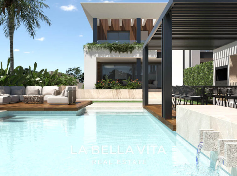 Luxury New Build Villa with private pool and basement for sale in Los Balcones, Torrevieja, Spain
