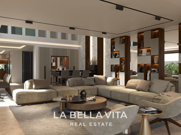 Luxury New Build Villa with private pool and basement for sale in Los Balcones, Torrevieja, Spain