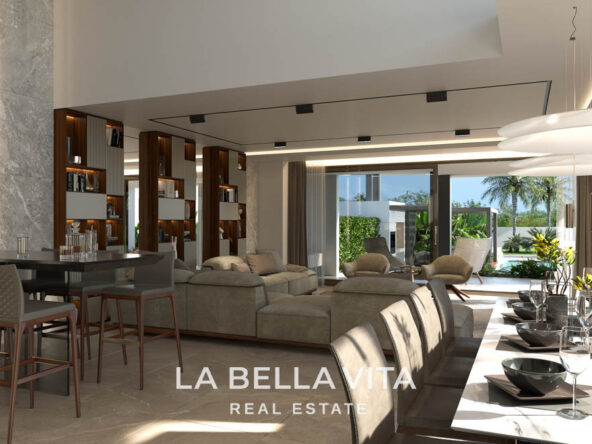 Luxury New Build Villa with private pool and basement for sale in Los Balcones, Torrevieja, Spain