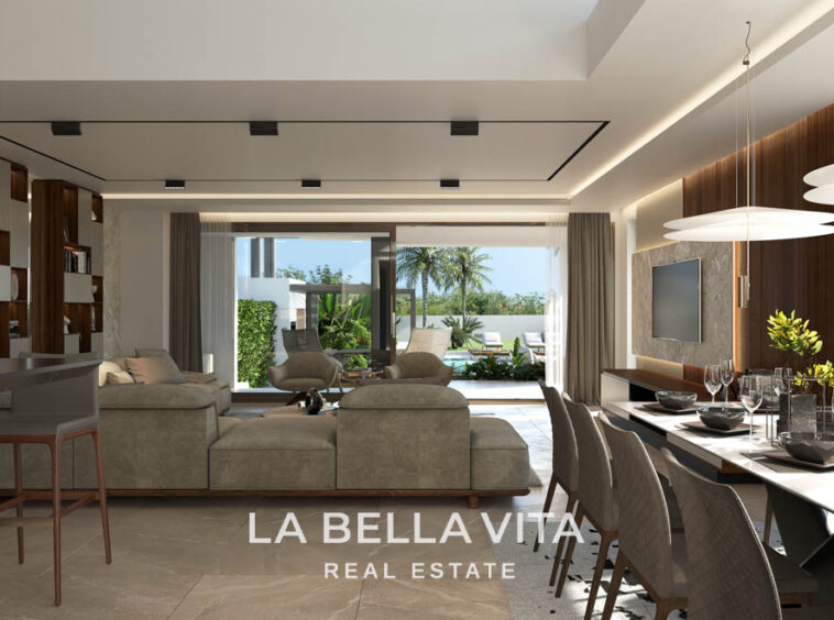 Luxury New Build Villa with private pool and basement for sale in Los Balcones, Torrevieja, Spain