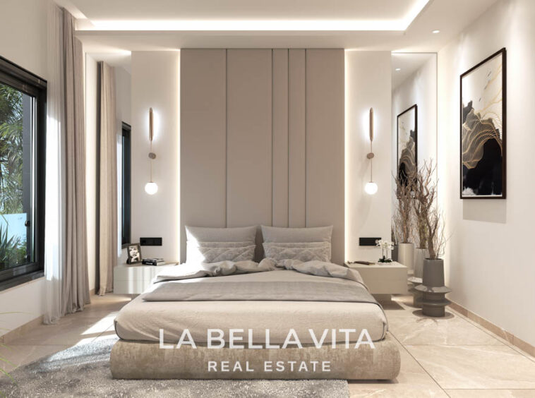Luxury New Build Villa with private pool and basement for sale in Los Balcones, Torrevieja, Spain