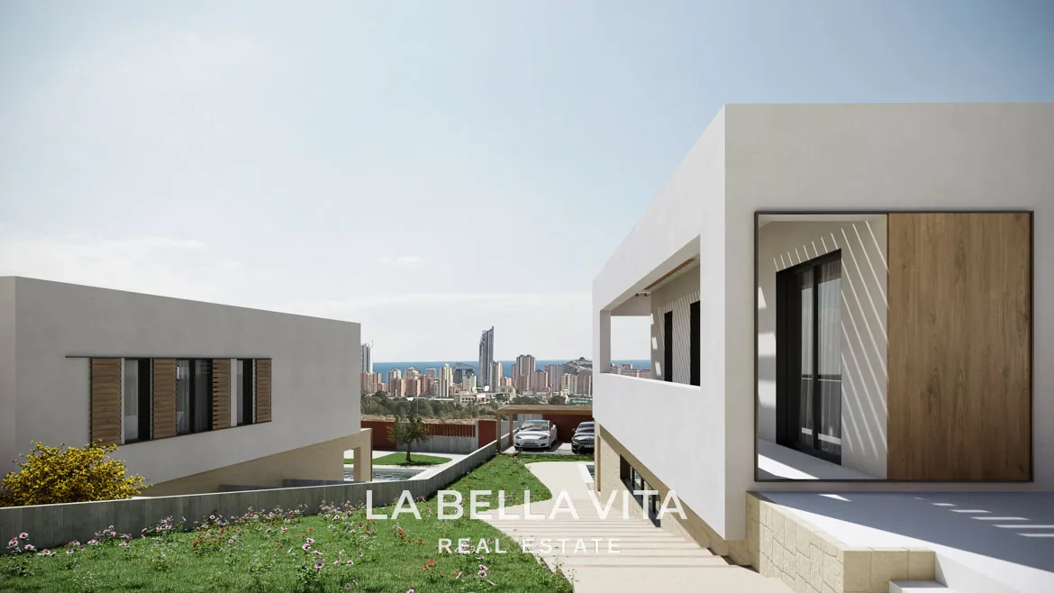Modern Luxury Properties with sea views for sale in Finestrat - Benidorm, Alicante