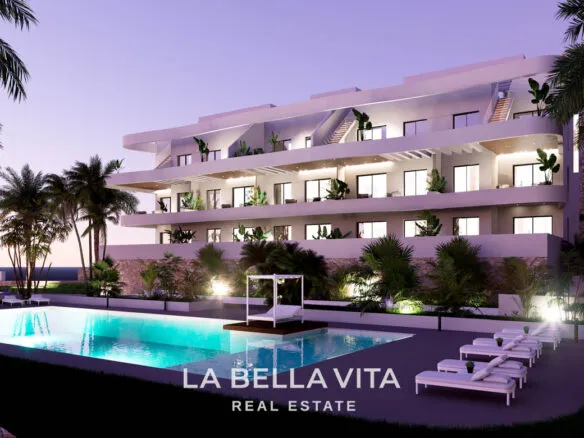 New Build Apartments by the golf course for sale in Finestrat, Benidorm, Alicante, Spain