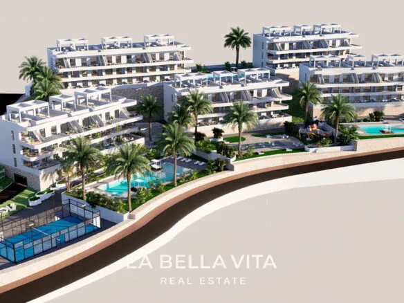 New Build Apartments with sea views for sale in Finestrat, Benidorm