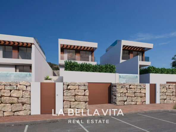 New Build Houses with Private Pools for sale in Finestrat, Alicante, Spain