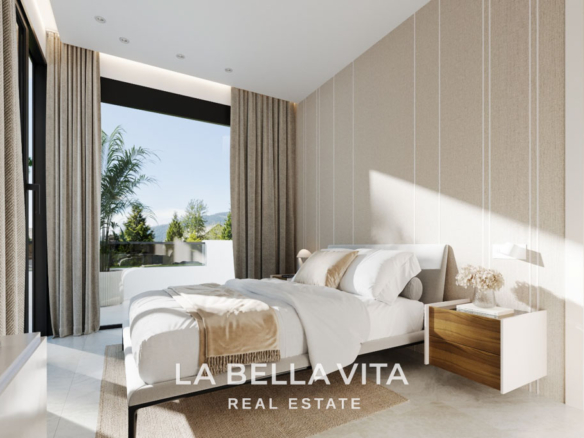 New Build Luxury Villas with basement for sale in Santa Rosalia Lake & Life Resort, Murcia