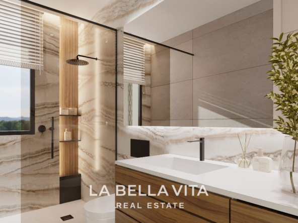 New Build Luxury Villas with basement for sale in Santa Rosalia Lake & Life Resort, Murcia