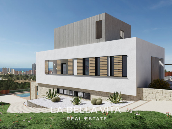 New Build Luxury Villas with sea views for sale in Finestrat - Benidorm, Alicante