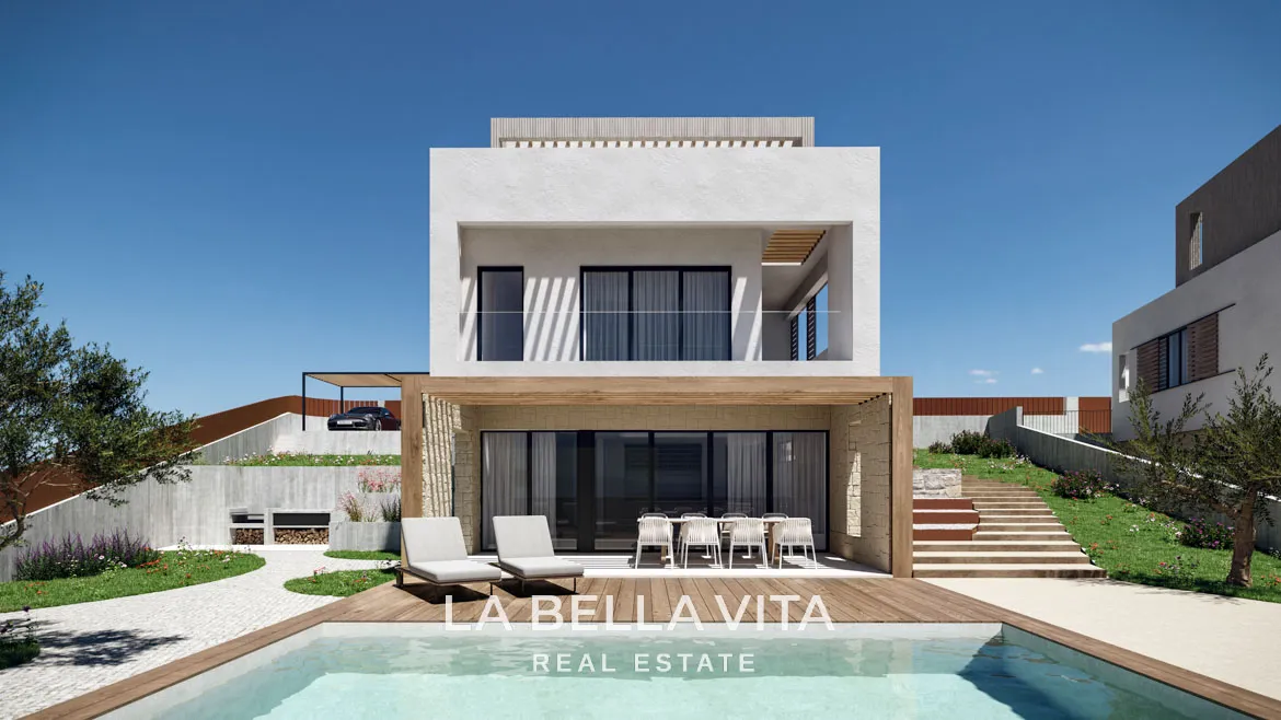 New Build Luxury Villas with sea views for sale in Finestrat - Benidorm, Alicante