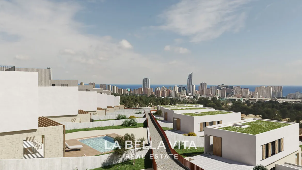 New Build Luxury Villas with sea views for sale in Finestrat - Benidorm, Alicante