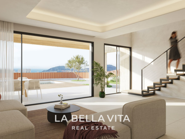 New Build Luxury Villas with sea views for sale in Finestrat - Benidorm, Alicante