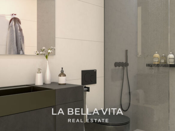 New Build single storey Villa with basement, underground garage and private pool for sale by Serena golf course in Los Alcazares, Murcia