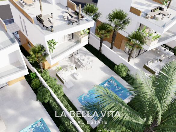 New Build Villas for sale at Lo Romero Golf Course, Pilar de la Horadada, Costa Blanca South, Spain