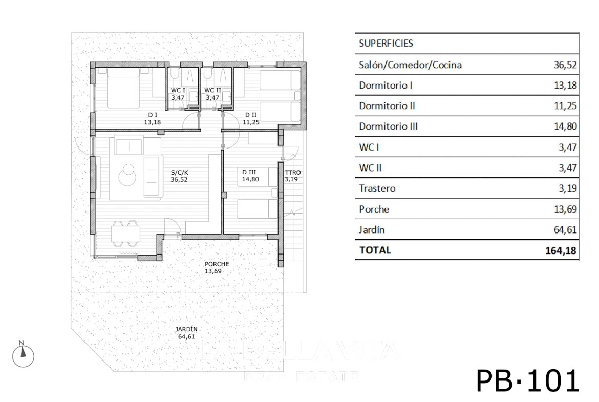 SAMSARA Residential in San Miguel de Salinas, Cheap New Build Bungalows in Alicante