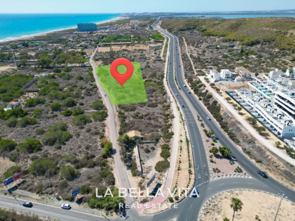 Exclusive Buildable Land Plot with Sea Views for sale by the beach of Guardamar del Segura, Alicante, Spain