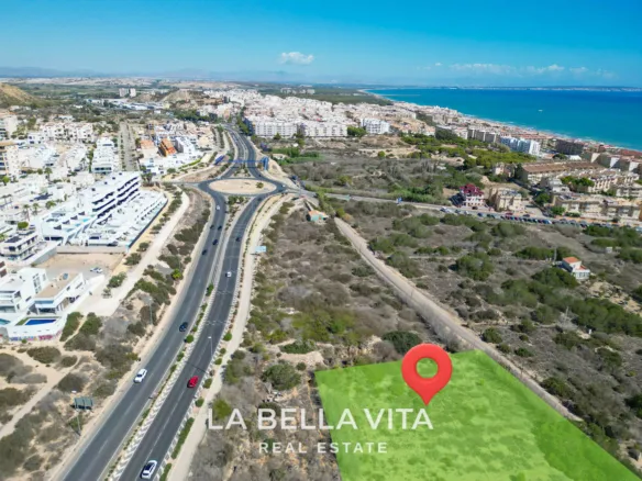 Exclusive Buildable Land Plot with Sea Views for sale by the beach of Guardamar del Segura, Alicante, Spain