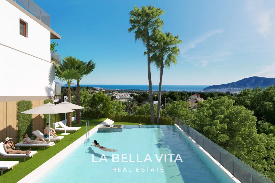 Brand-new Modern Properties with Sea Views for Sale in La Nucia, Alicante