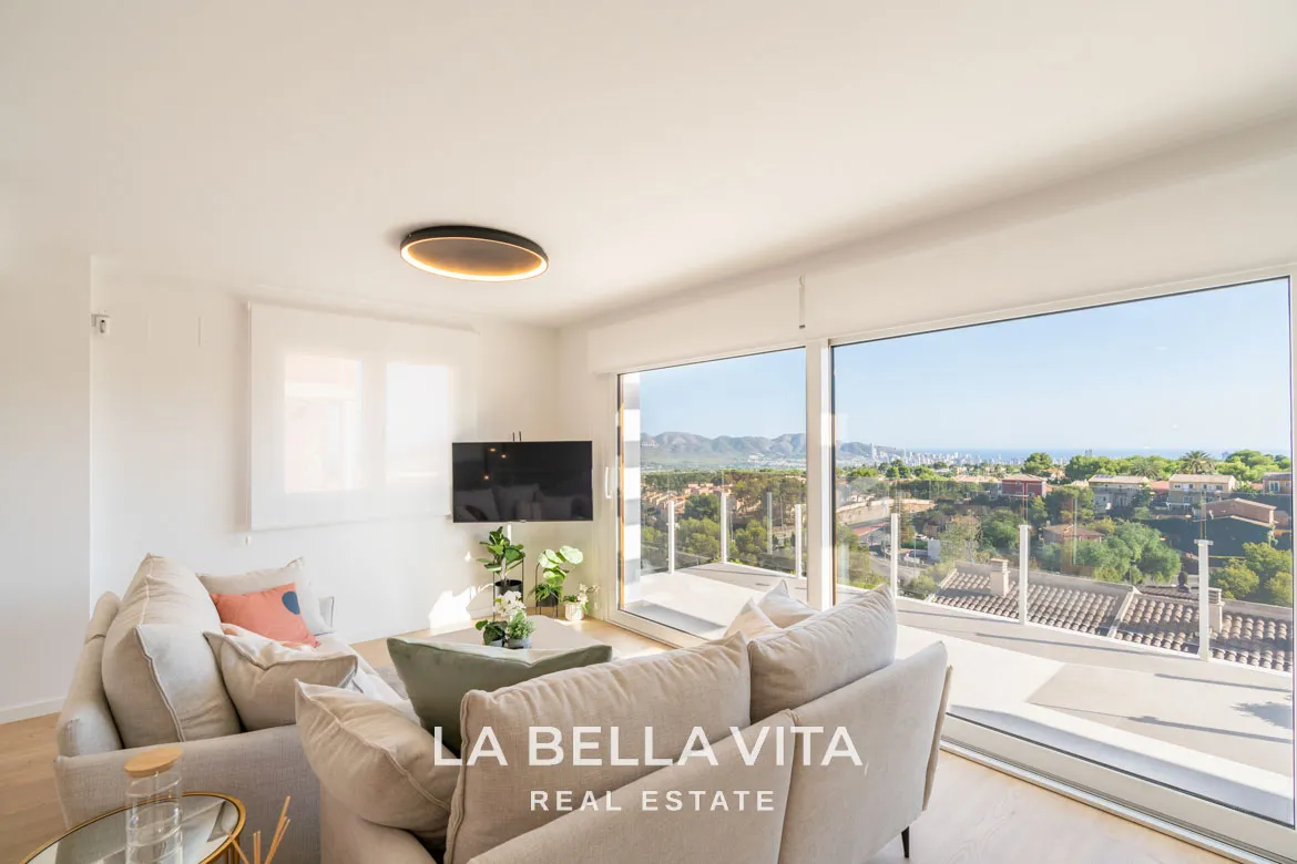 Brand-new Modern Properties with Sea Views for Sale in La Nucia, Alicante