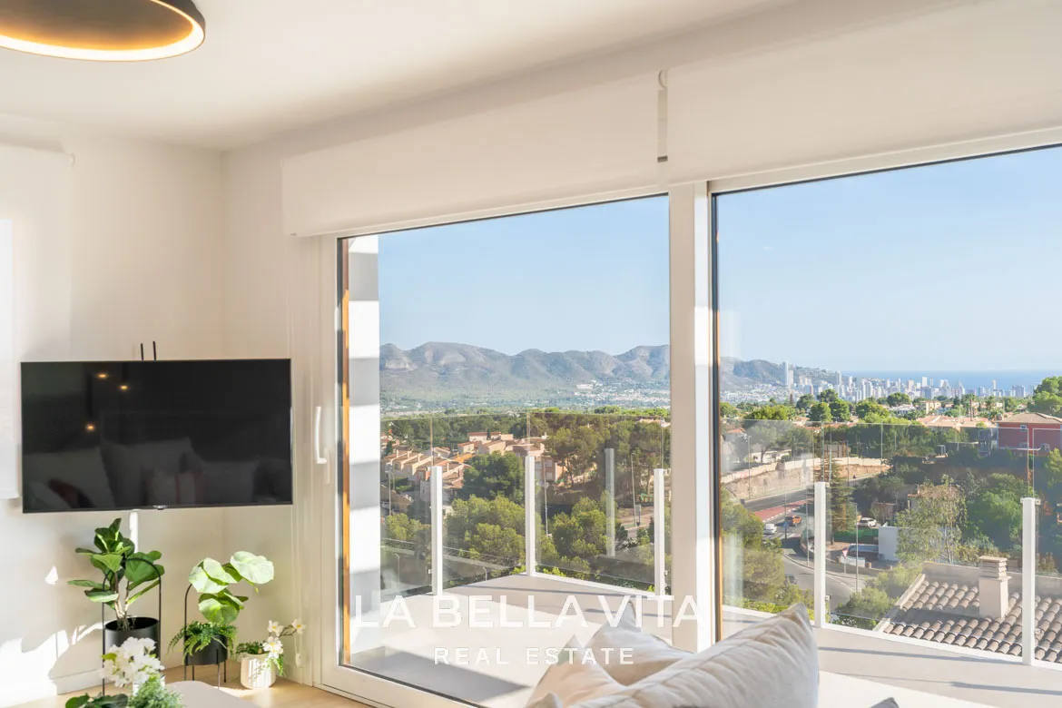 Brand-new Modern Properties with Sea Views for Sale in La Nucia, Alicante