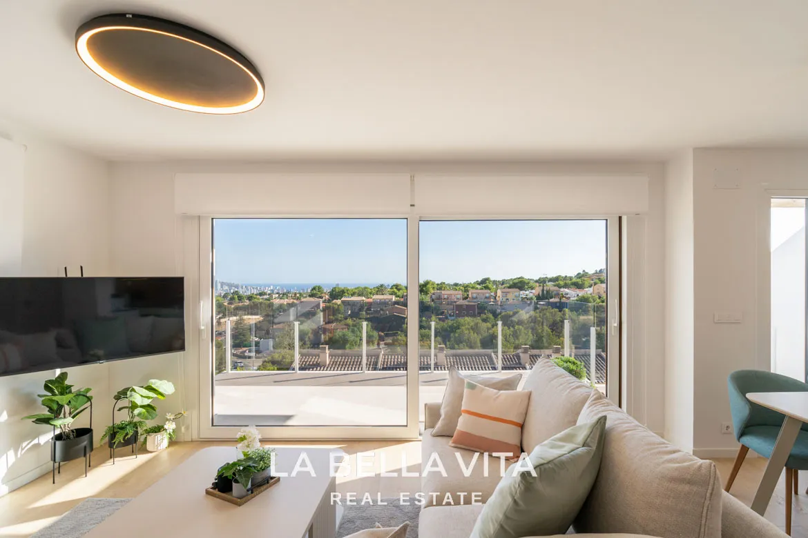 Brand-new Modern Properties with Sea Views for Sale in La Nucia, Alicante