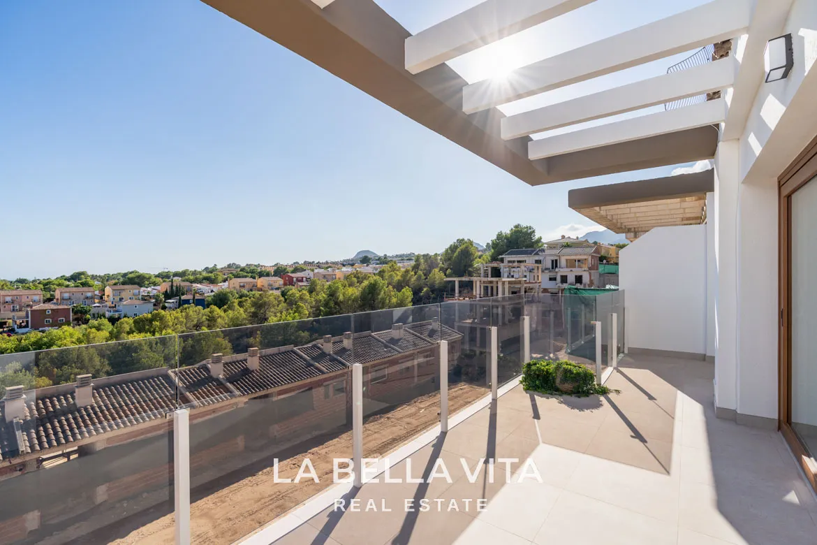 Brand-new Modern Properties with Sea Views for Sale in La Nucia, Alicante