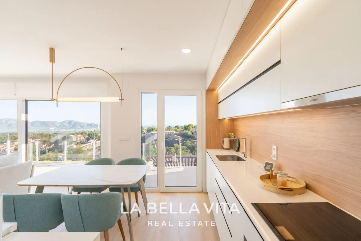 Brand-new Modern Properties with Sea Views for Sale in La Nucia, Alicante