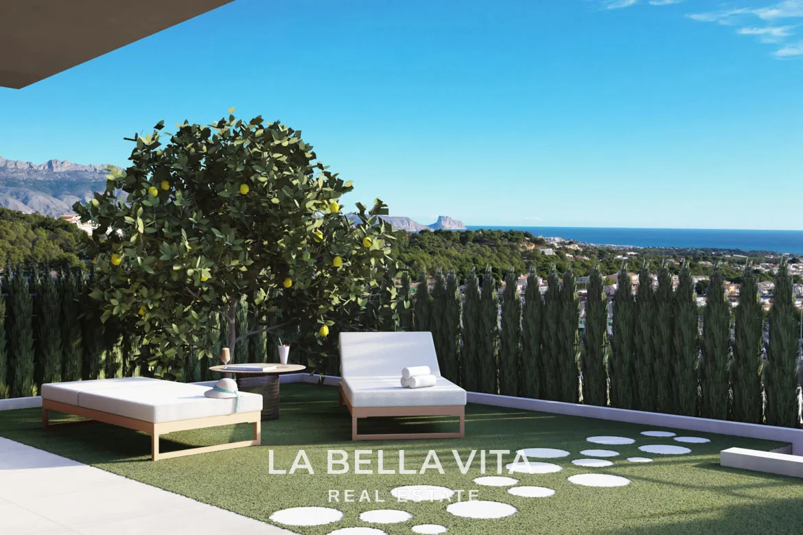 Brand-new Modern Properties with Sea Views for Sale in La Nucia, Alicante