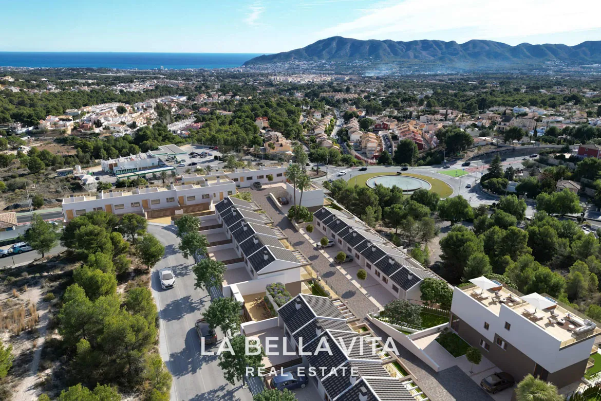 Brand-new Modern Properties with Sea Views for Sale in La Nucia, Alicante