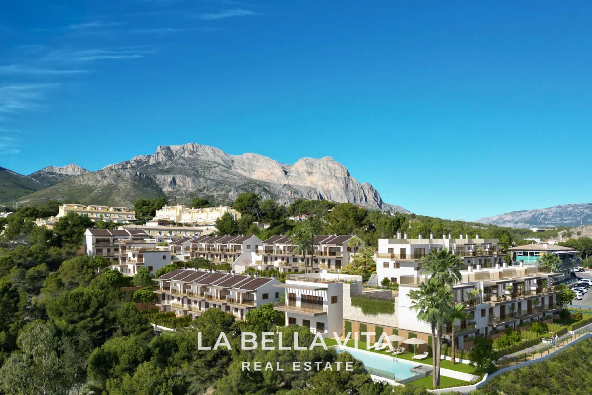 Brand-new Modern Properties with Sea Views for Sale in La Nucia, Alicante