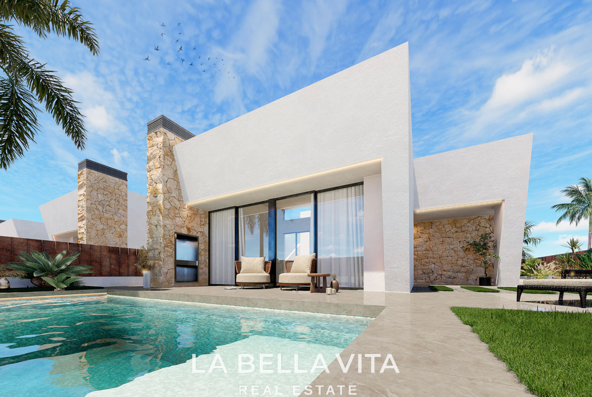 New Build Luxury Villas on One Level for Sale in San Pedro del Pinatar, Murcia