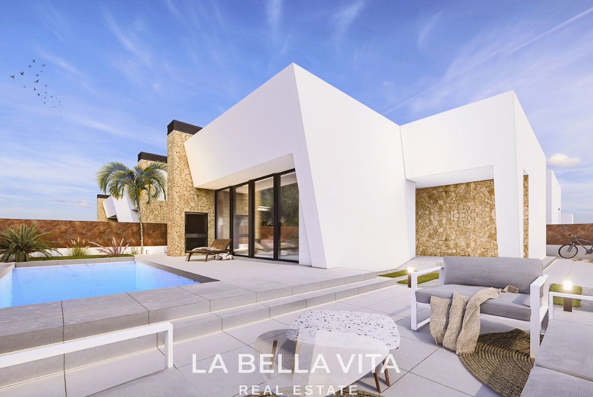 New Build Luxury Villas on One Level for Sale in San Pedro del Pinatar, Murcia