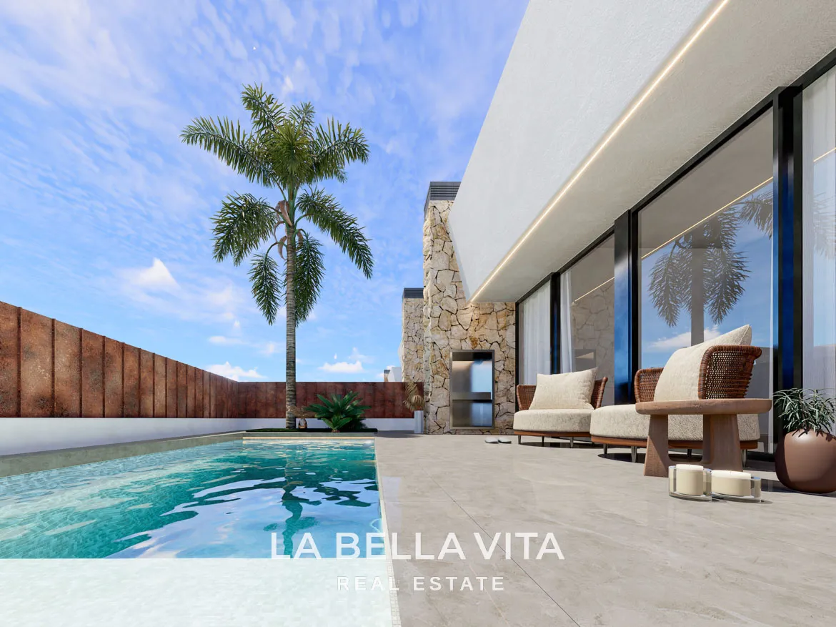 New Build Luxury Villas on One Level for Sale in San Pedro del Pinatar, Murcia