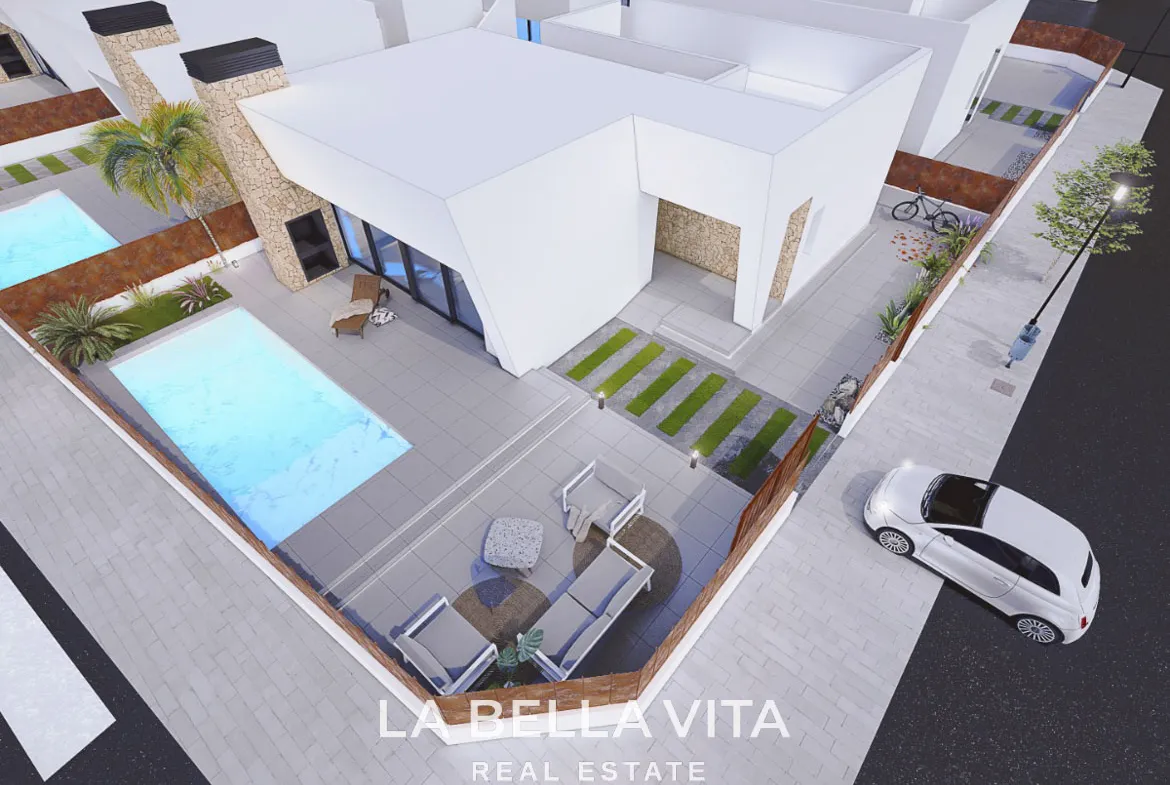 New Build Luxury Villas on One Level for Sale in San Pedro del Pinatar, Murcia