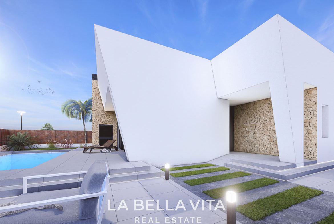 New Build Luxury Villas on One Level for Sale in San Pedro del Pinatar, Murcia