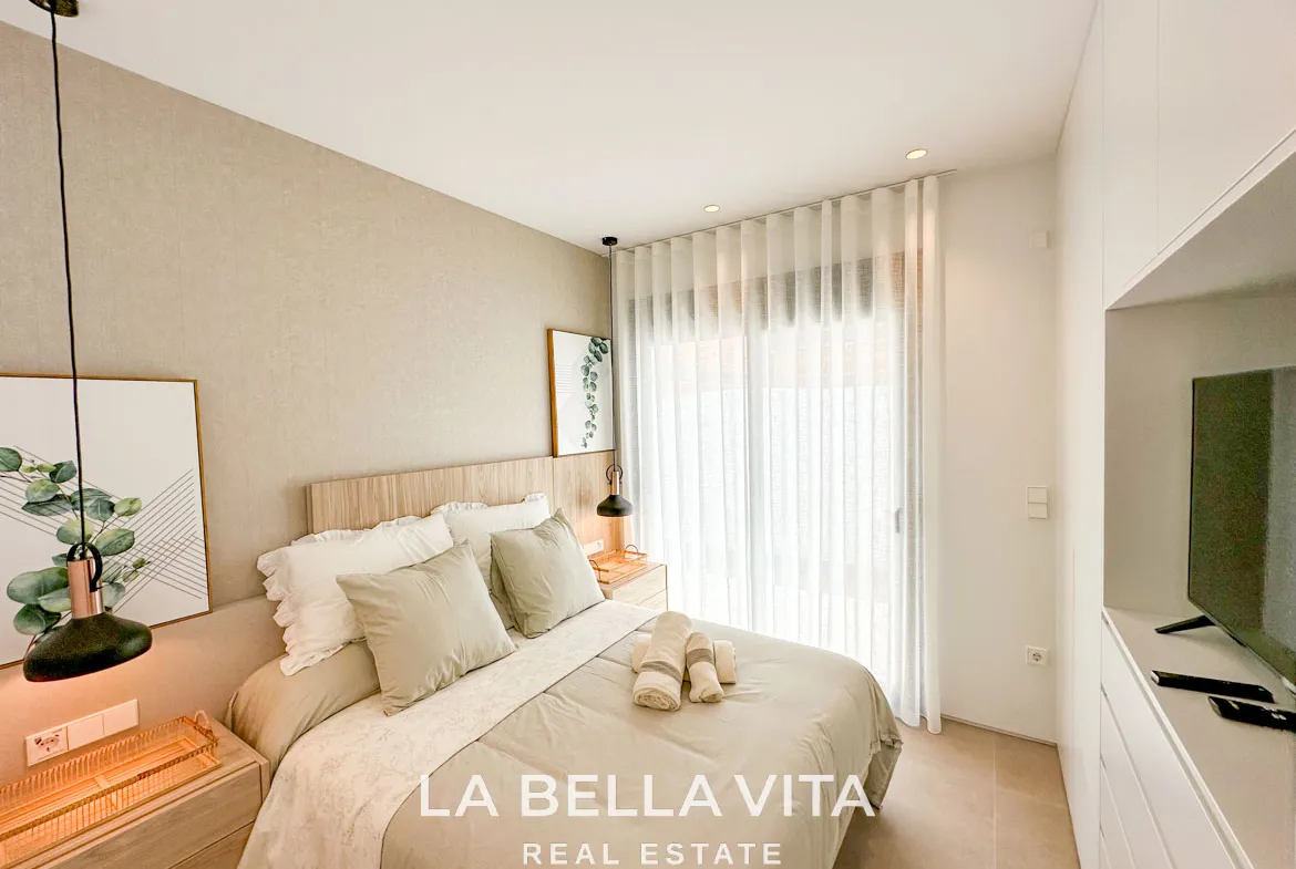New Build Luxury Villas on one level for sale in San Pedro del Pinatar, Murcia