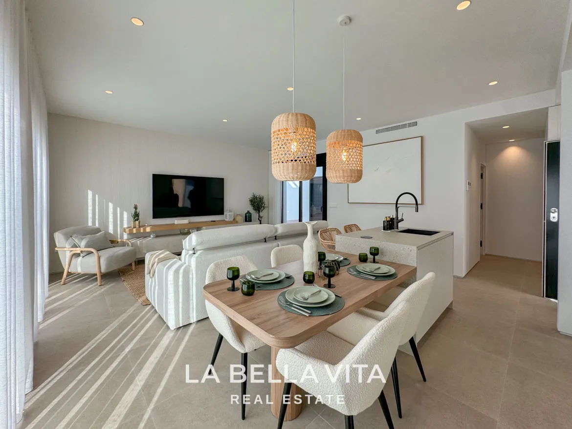 New Build Luxury Villas on one level for sale in San Pedro del Pinatar, Murcia