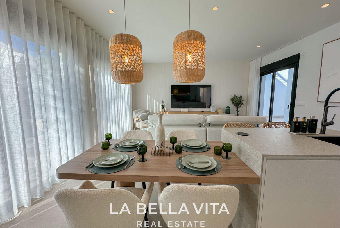 New Build Luxury Villas on one level for sale in San Pedro del Pinatar, Murcia