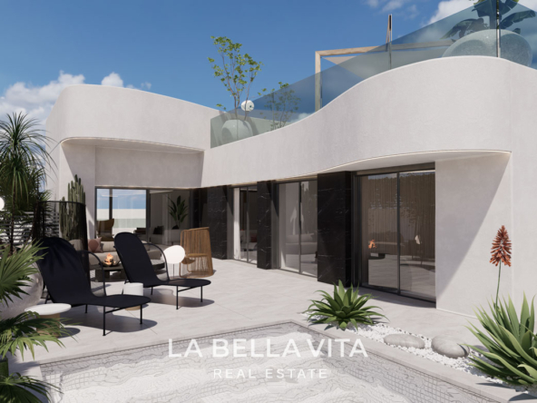 New Build Luxury One Storey Villas with private pools and solarium for sale in Ciudad Quesada, Alicante, Spain