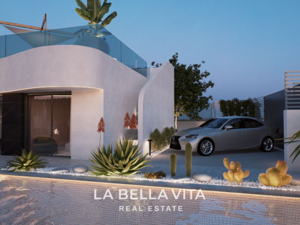 New Build Luxury One Storey Villas with private pools and solarium for sale in Ciudad Quesada, Alicante, Spain