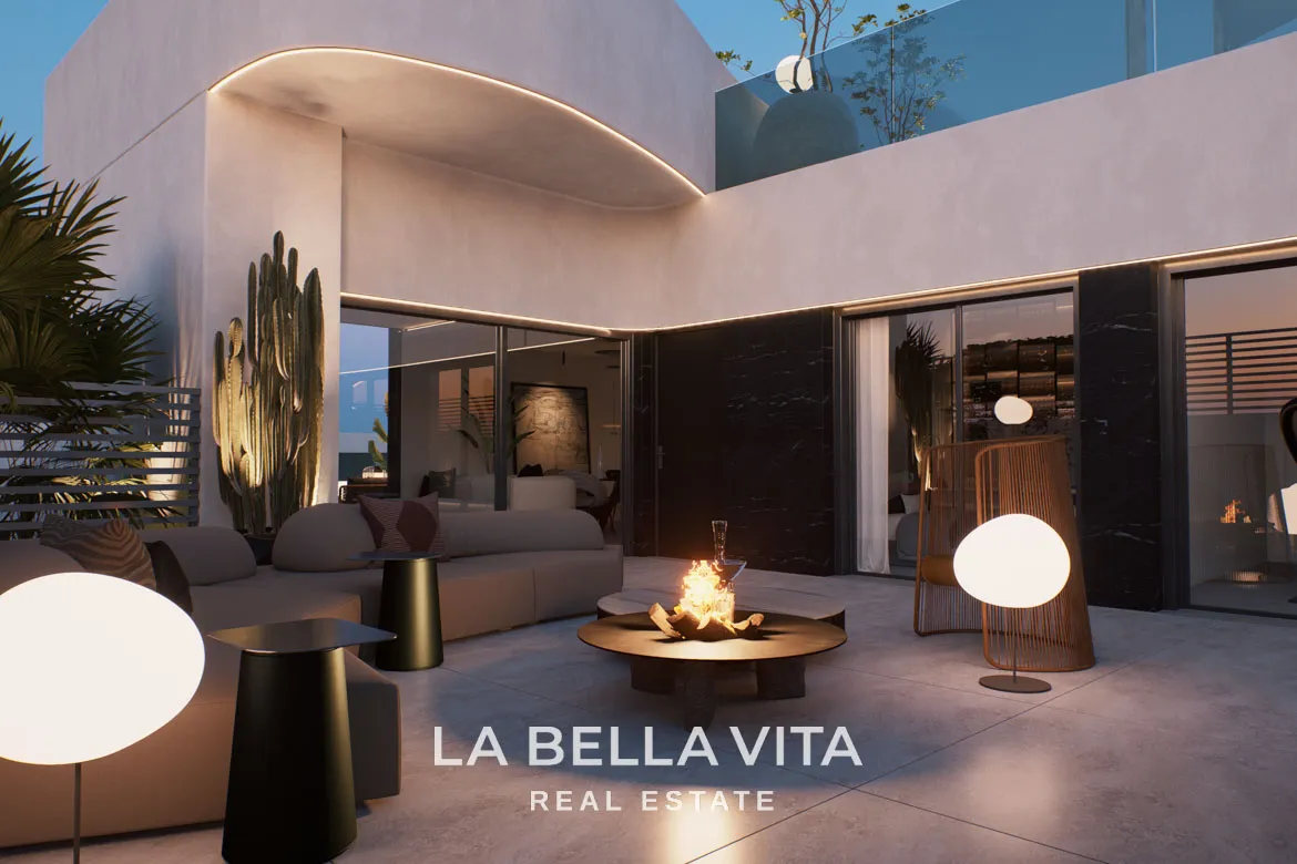 New Build Luxury One Storey Villas with private pools and solarium for sale in Ciudad Quesada, Alicante, Spain