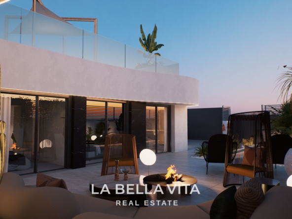 New Build Luxury One Storey Villas with private pools and solarium for sale in Ciudad Quesada, Alicante, Spain