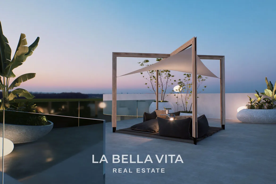 New Build Luxury One Storey Villas with private pools and solarium for sale in Ciudad Quesada, Alicante, Spain