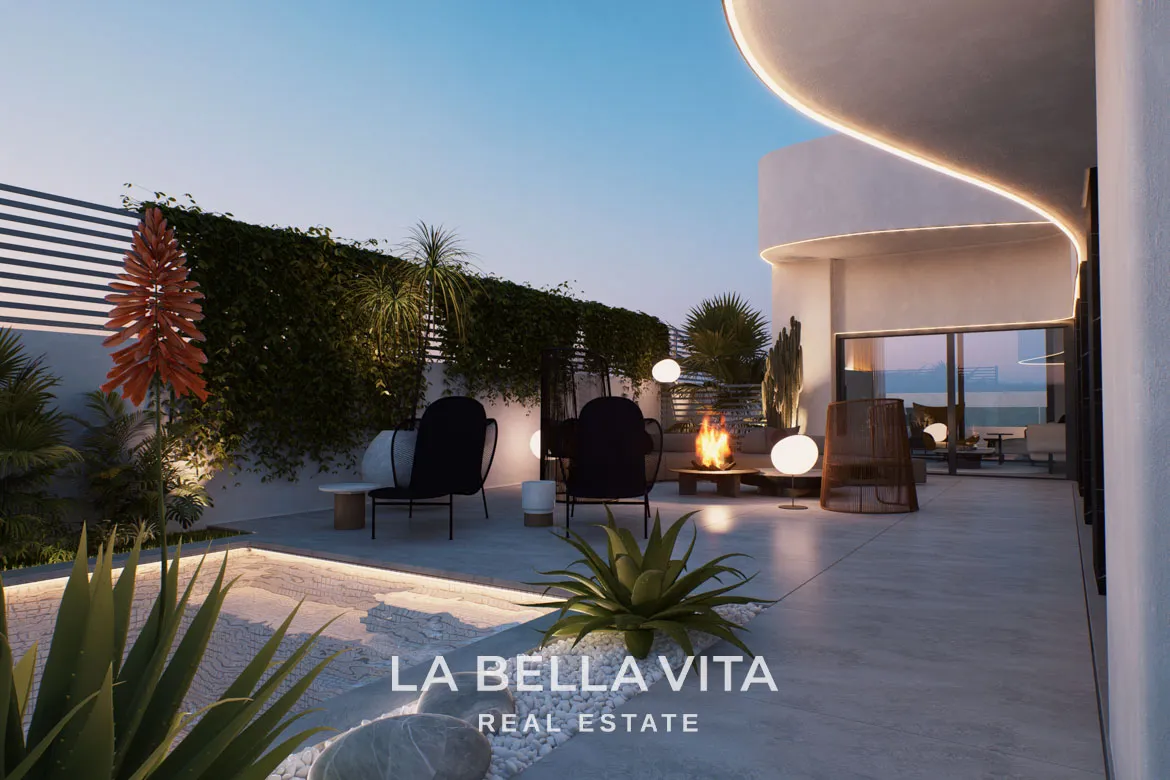 New Build Luxury One Storey Villas with private pools and solarium for sale in Ciudad Quesada, Alicante, Spain