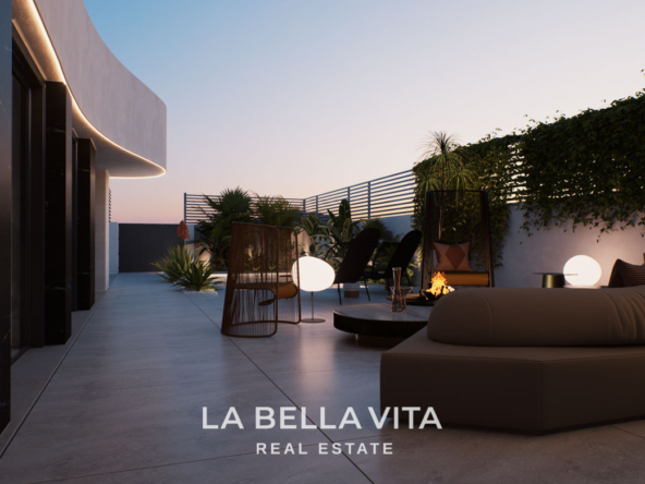 New Build Luxury One Storey Villas with private pools and solarium for sale in Ciudad Quesada, Alicante, Spain