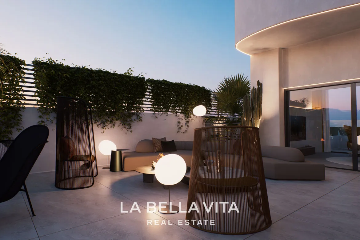 New Build Luxury One Storey Villas with private pools and solarium for sale in Ciudad Quesada, Alicante, Spain