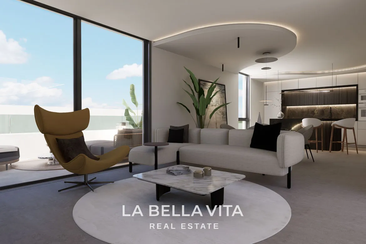 New Build Luxury One Storey Villas with private pools and solarium for sale in Ciudad Quesada, Alicante, Spain